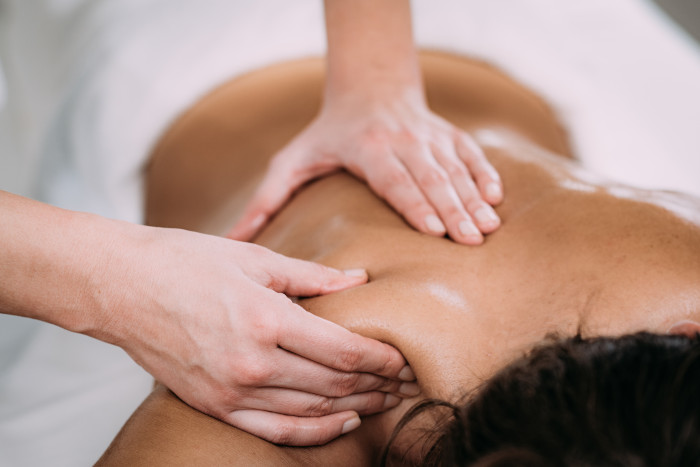 Lame de l'épaule Sport Massage Thérapie